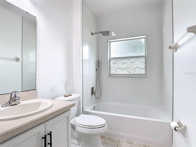 3514 Yacht Club Ct, Kissimmee, FL 34746 - bathroom featuring shower / bathing tub combination, toilet, and vanity