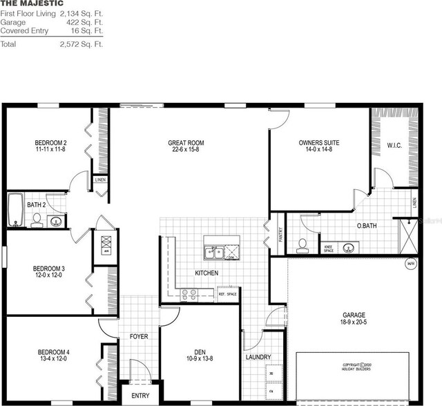 810 W Ansley Dr, Dunnellon, FL 34434 - plan