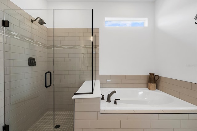 15830 Appalachian Dr, Punta Gorda, FL 33982 - bathroom featuring a shower stall and a garden tub