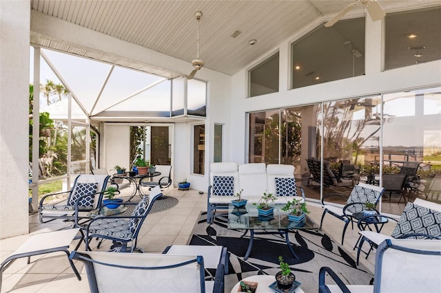 view of patio / terrace featuring outdoor dining space