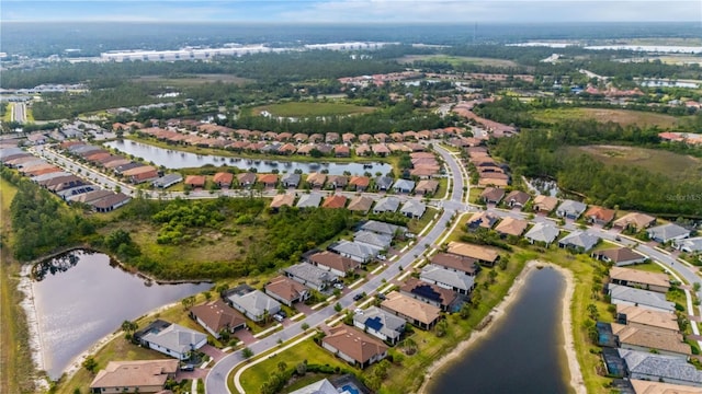 1745 Hyssop Loop, North Port, FL 34289 - aerial overview of property's location featuring nearby suburban area and a nearby body of water