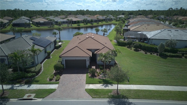 1745 Hyssop Loop, North Port, FL 34289 - aerial view of residential area featuring a nearby body of water