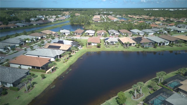 1745 Hyssop Loop, North Port, FL 34289 - aerial view of property's location featuring nearby suburban area and a nearby body of water