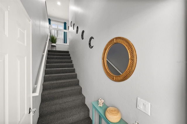 view of staircase