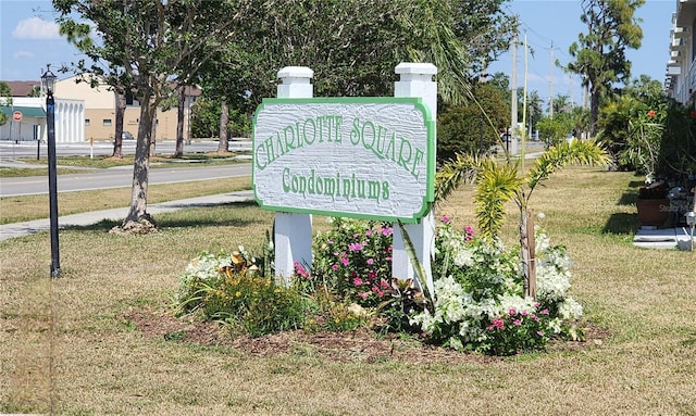 21300 Brinson Ave Unit 201, Port Charlotte, FL 33952 - community sign featuring a yard