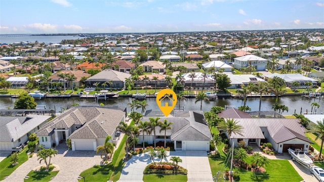 80 Hibiscus Dr, Punta Gorda, FL 33950 - aerial perspective of suburban area featuring a nearby body of water