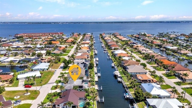 80 Hibiscus Dr, Punta Gorda, FL 33950 - aerial view of residential area with a large body of water