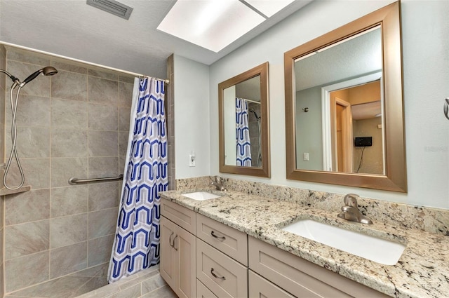 80 Hibiscus Dr, Punta Gorda, FL 33950 - full bathroom with a tile shower and double vanity