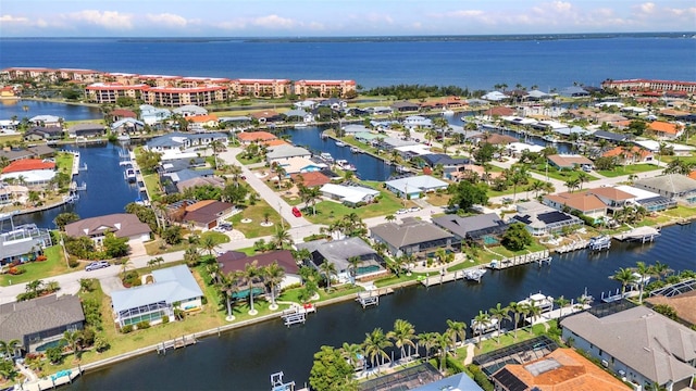 80 Hibiscus Dr, Punta Gorda, FL 33950 - aerial perspective of suburban area with a large body of water