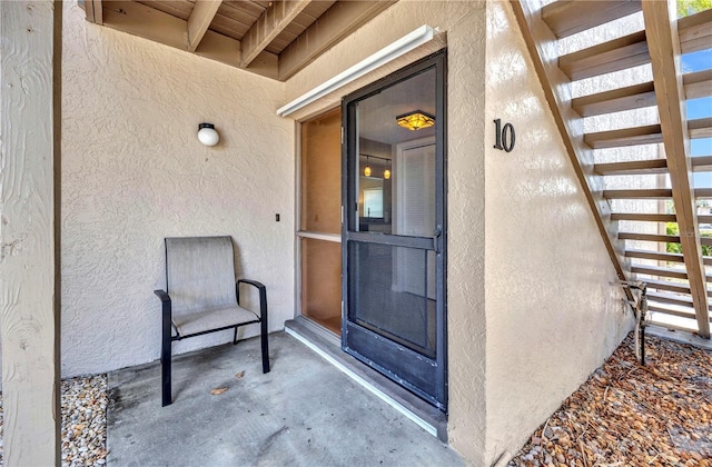 26336 Nadir Rd Unit 10, Punta Gorda, FL 33983 - view of exterior entry with stucco siding
