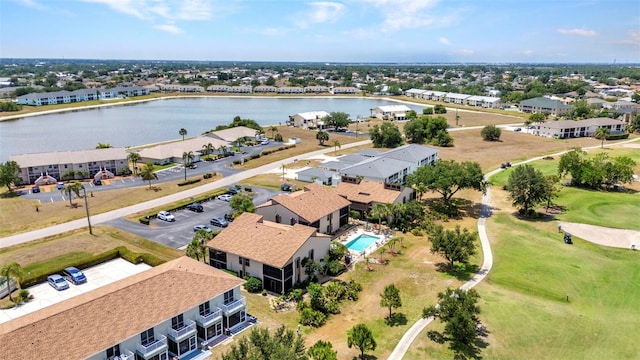 26336 Nadir Rd Unit 10, Punta Gorda, FL 33983 - birds eye view of property with a water view and golf course view