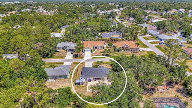 4129 Palisades Ave, North Port, FL 34287 - aerial view with a residential view