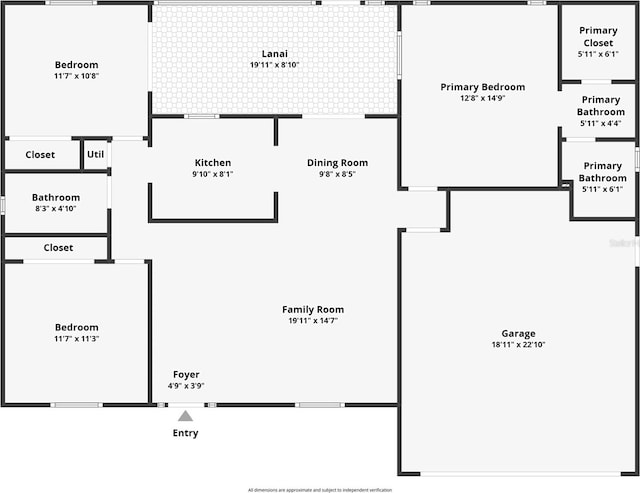 4129 Palisades Ave, North Port, FL 34287 - floor plan
