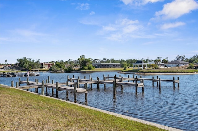 124 Rotonda Cir, Rotonda West, FL 33947 - dock area with a water view