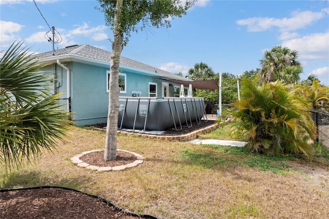 exterior space with fence