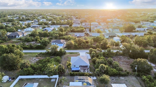 drone / aerial view featuring a residential view