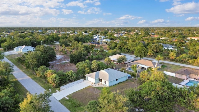 aerial view featuring a residential view