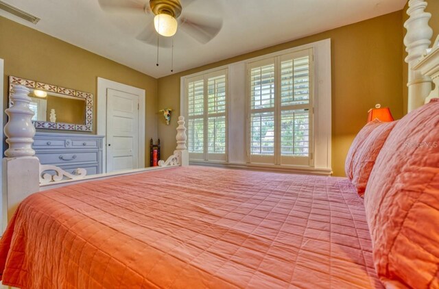 2002 Central Ave, Sarasota, FL 34234 - bedroom featuring a ceiling fan