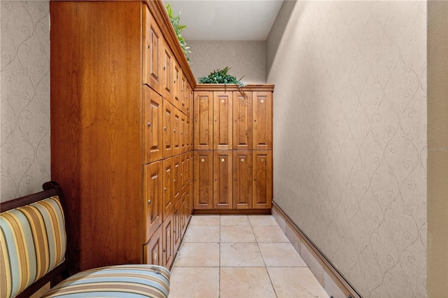 95 Vivante Blvd # 9524, Punta Gorda, FL 33950 - hallway with wallpapered walls