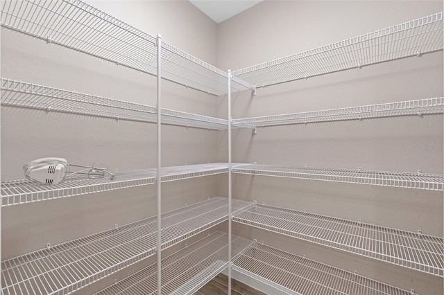 view of pantry