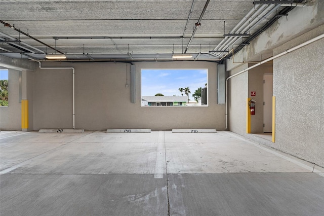view of parking deck