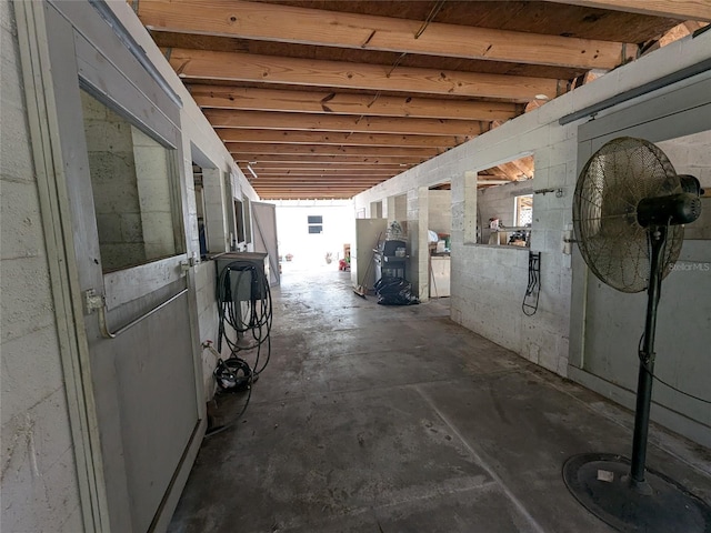 view of stable