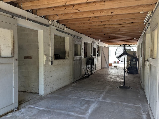 view of stable