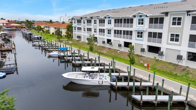 dock with a water view