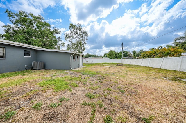 1741 NE Trisha Dr, Arcadia, FL 34266 - view of yard with central AC