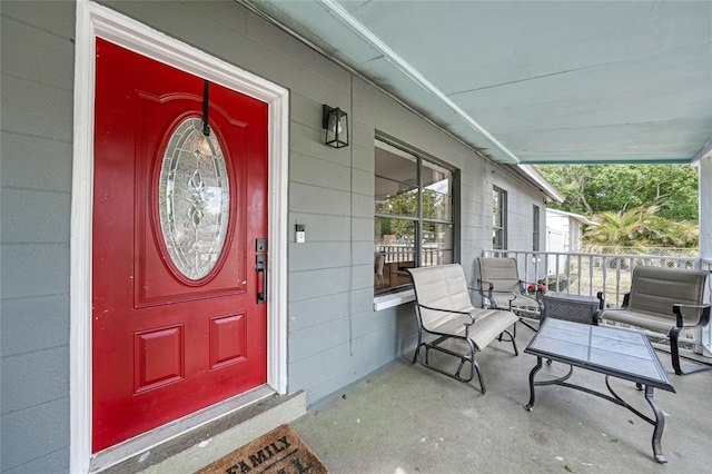 1741 NE Trisha Dr, Arcadia, FL 34266 - doorway to property featuring a porch
