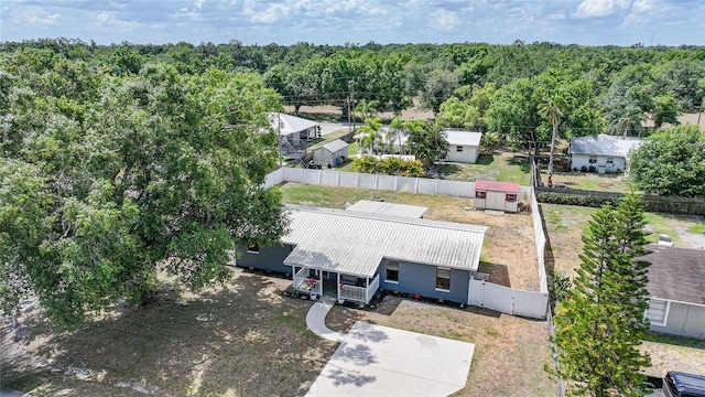 1741 NE Trisha Dr, Arcadia, FL 34266 - view from above of property with a forest