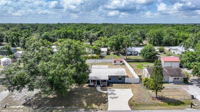 1741 NE Trisha Dr, Arcadia, FL 34266 - view from above of property featuring a heavily wooded area