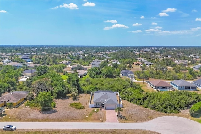 birds eye view of property featuring a residential view