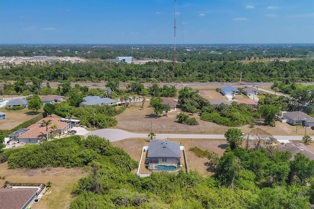 bird's eye view featuring a residential view