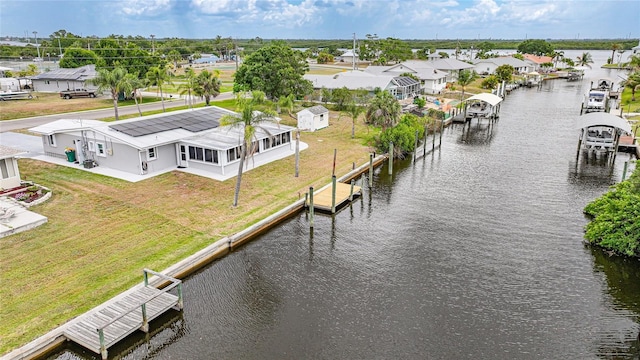27385 Voyageur Dr, Punta Gorda, FL 33983 - aerial perspective of suburban area featuring a large body of water