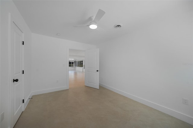 27385 Voyageur Dr, Punta Gorda, FL 33983 - empty room featuring ceiling fan and baseboards
