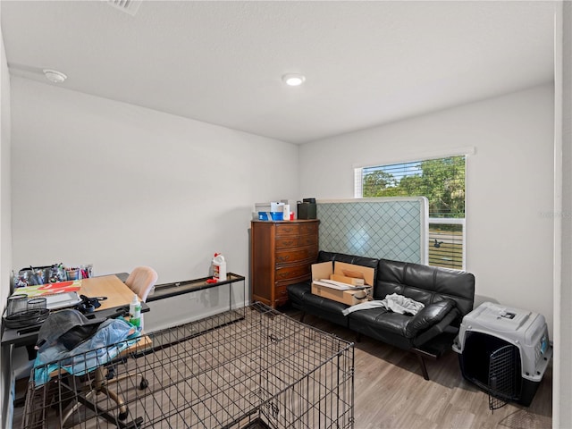 15579/15581 Chamberlain Blvd, Port Charlotte, FL 33953 - living area with wood finished floors
