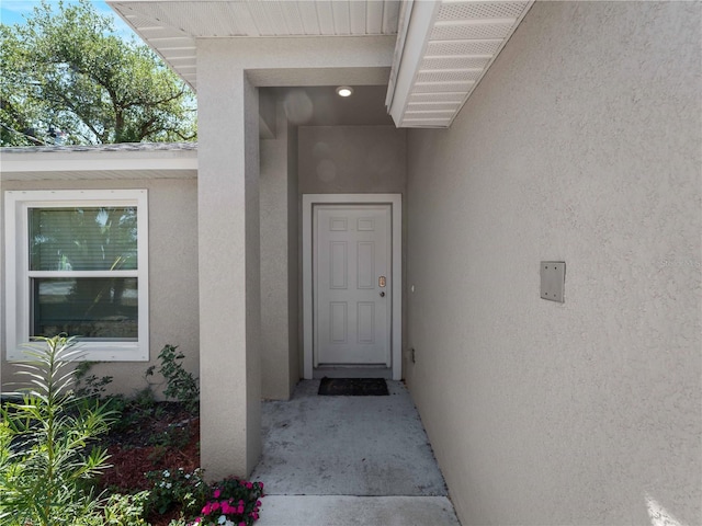 15579/15581 Chamberlain Blvd, Port Charlotte, FL 33953 - entrance to property with stucco siding