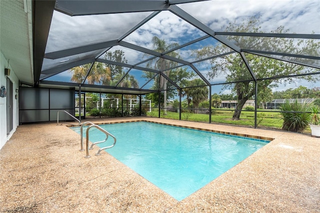 261 Caddy Rd, Rotonda West, FL 33947 - outdoor pool with a patio and a lanai