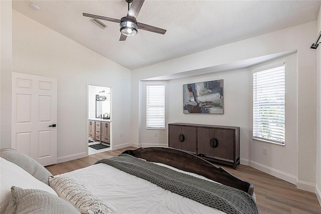 1711 Boca Raton Ct, Punta Gorda, FL 33950 - bedroom featuring visible vents, baseboards, multiple windows, and wood finished floors
