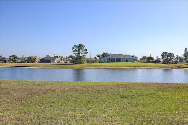 water view with a residential view