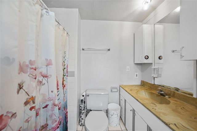 2321 Dallas St, Port Charlotte, FL 33952 - bathroom with toilet, curtained shower, and vanity