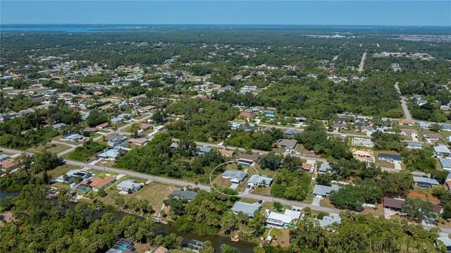 2113 Barksdale St, Port Charlotte, FL 33948 - aerial view of property and surrounding area with nearby suburban area