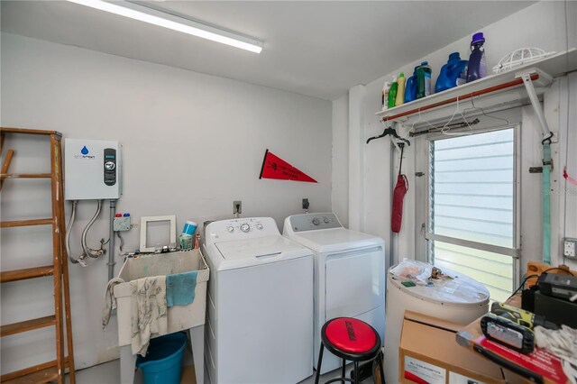 2113 Barksdale St, Port Charlotte, FL 33948 - washroom with separate washer and dryer