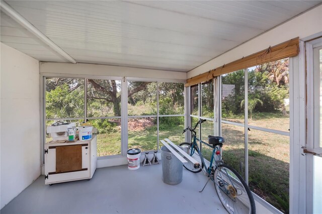 2113 Barksdale St, Port Charlotte, FL 33948 - view of unfurnished sunroom