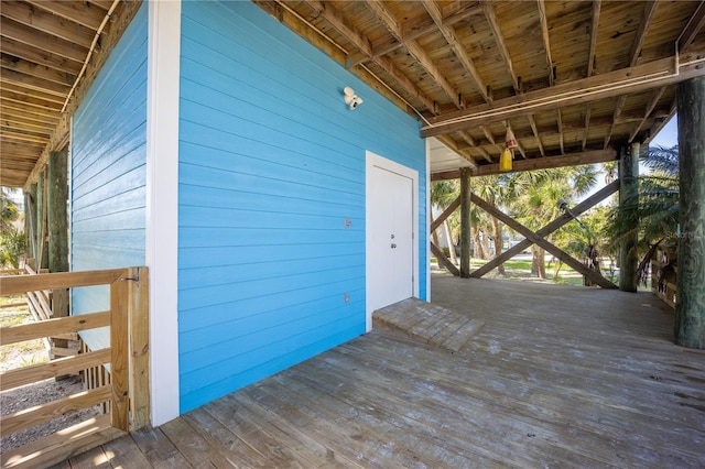 view of deck