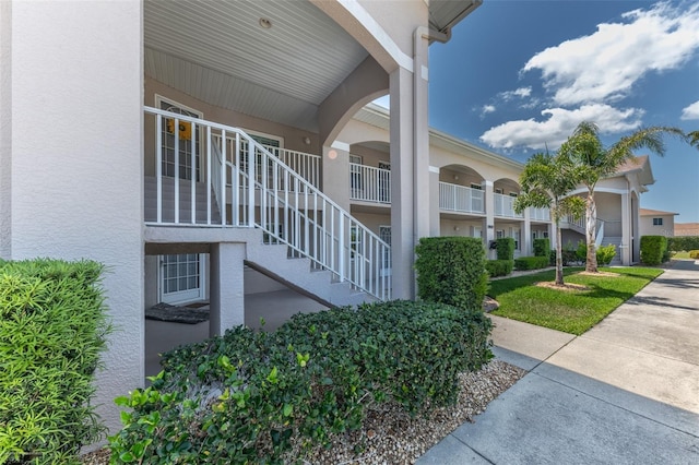 view of property with stairs