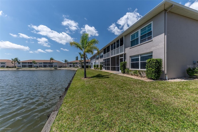 view of water feature featuring a residential view