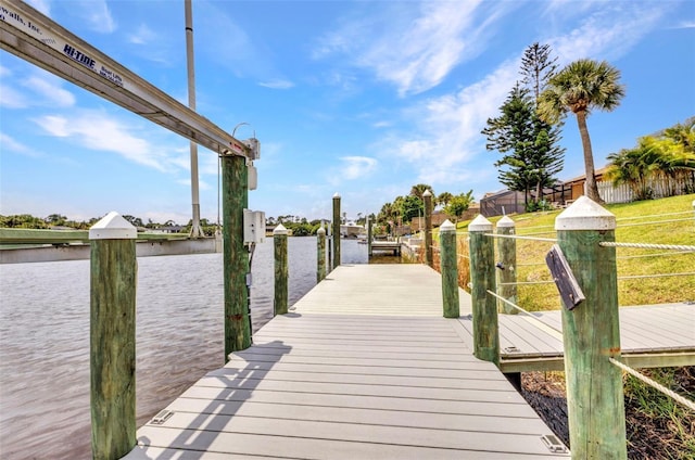 474 Lomond Dr, Port Charlotte, FL 33953 - dock area with a water view