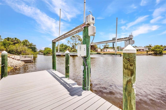 474 Lomond Dr, Port Charlotte, FL 33953 - dock area with a water view